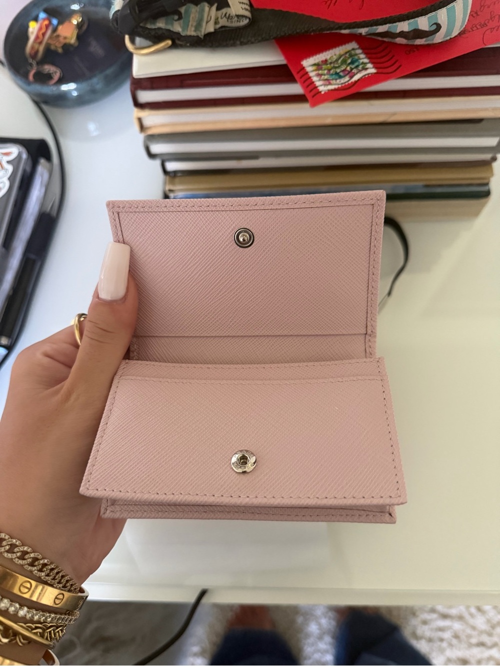Prada Saffiano Leather Wallet - Picture 2 of 11